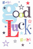 Radiating heartfelt encouragement, this vibrant good luck card captures the creative energy Notting Hill is known for. The boldly rendered words 'Good Luck' are woven through with lively blues, rich purples, moss greens, and spirited reds-each letter like a brushstroke in a mural along Portobello Road. Bright stars in navy, lemon, lilac, and deep indigo scatter freely across the smooth white surface, their whimsical presence conjuring images of a starlit evening above the rooftops near Elgin Crescent. As your fingers pass over the card's tactile, elegant texture, there's an unmistakable sense of anticipation, as if holding a pocketful of wishes or the joyful laughter shared at a neighbourhood gathering. This card's uplifting palette and thoughtful design make it the ideal companion for moments of change-a new job, an exam, an adventure further afield-delivered with a heartfelt note and flowers from a dedicated Notting Hill florist. The card celebrates not only good luck, but also community, belief, and the simple delights found in its historic London setting.
